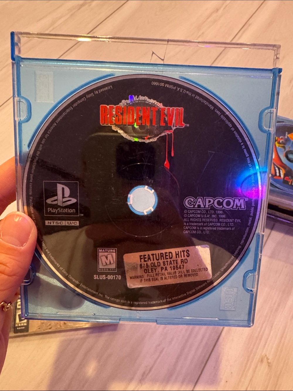 Sony Resident Evil Disc — Black with Red Logo